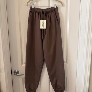 Daily Drills Mocha Fleece Joggers